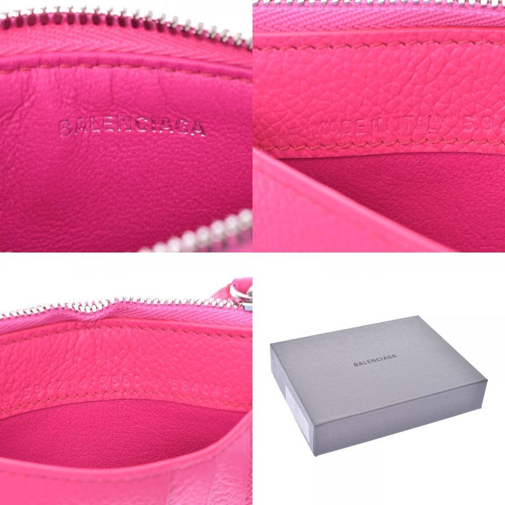 Balenciaga Pink Card Wallet Calfskin - Picture 12 of 12